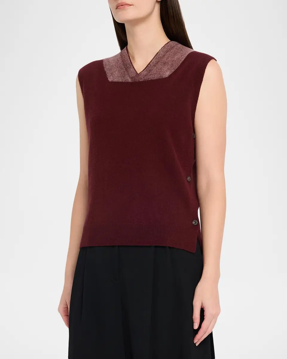 MM6 MAISON MARGIELA Fused Wool Knit Vest | Thumbnail 4 MM6 MAISON MARGIELA Fused Wool Knit Vest | Thumbnail 4