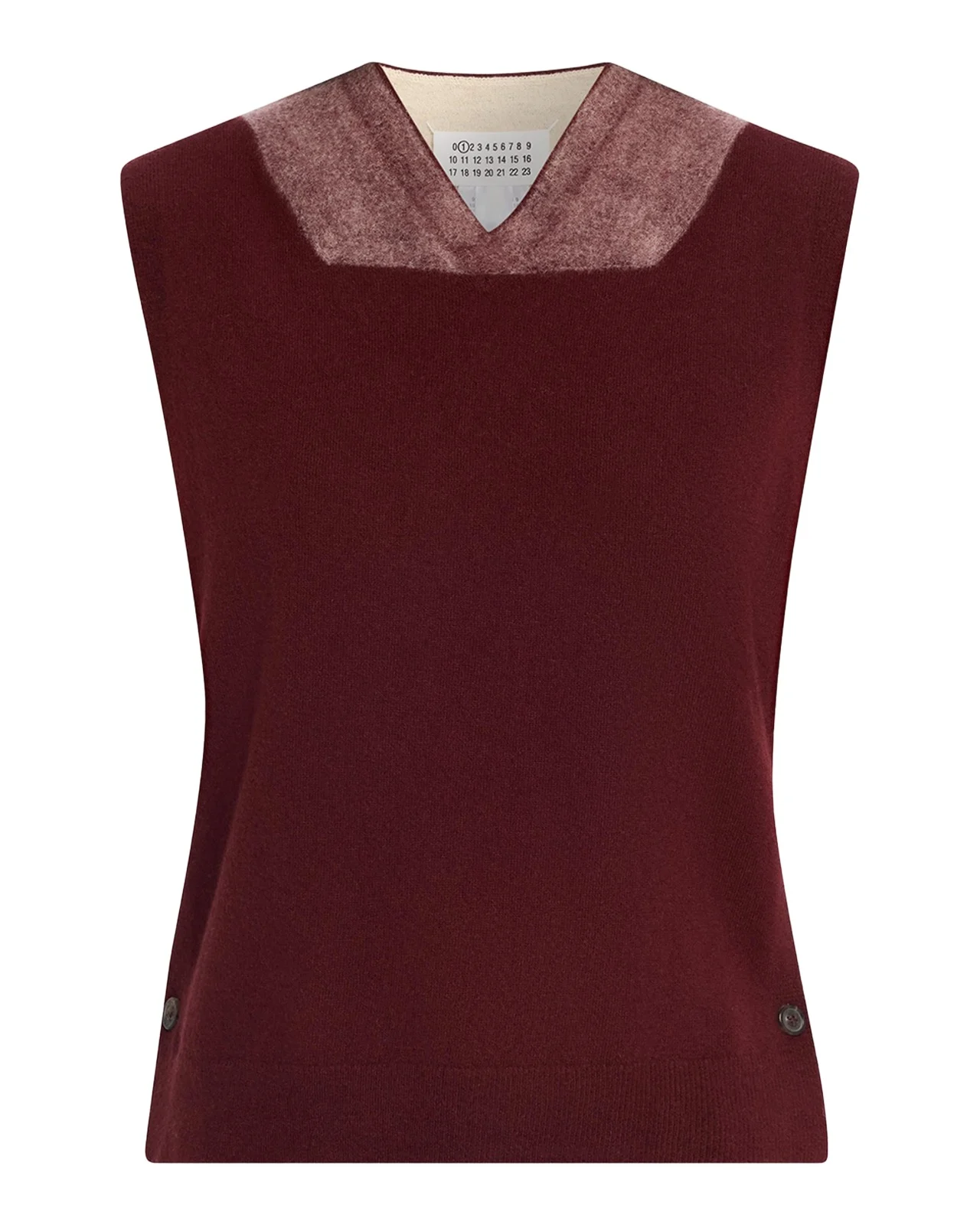 Fused Wool Knit Vest