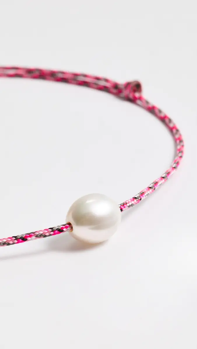 Zoë Chicco Baroque Pearl Paracord Necklace | Thumbnail 2 Zoë Chicco Baroque Pearl Paracord Necklace | Thumbnail 2