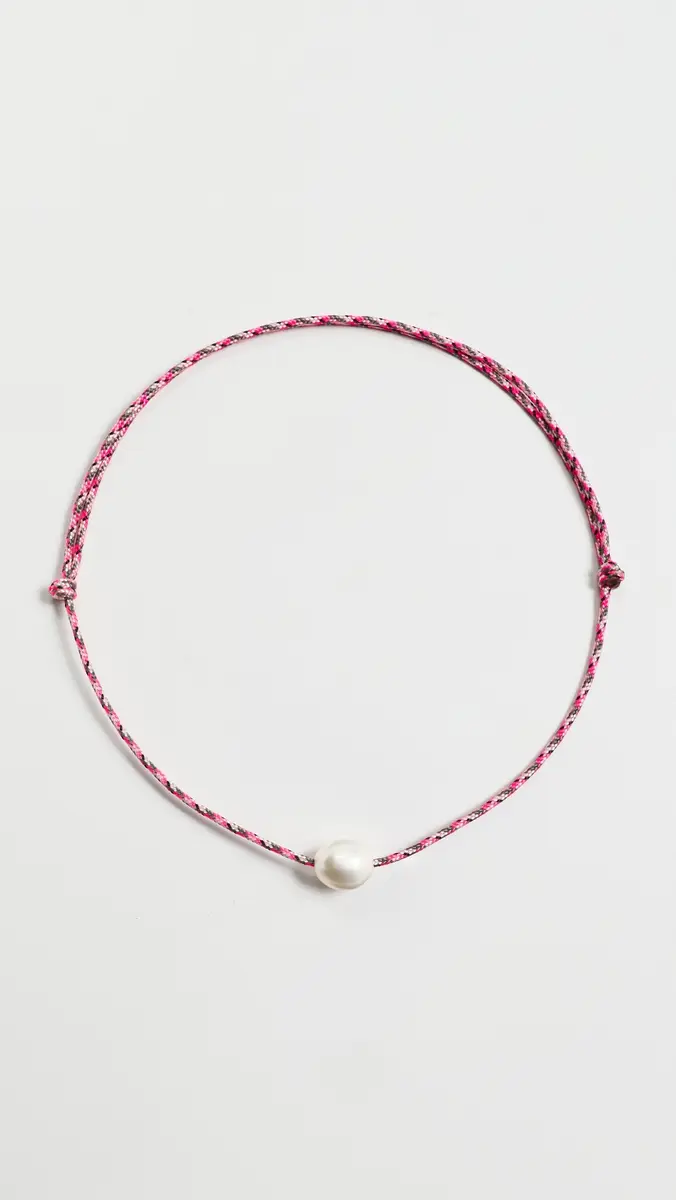 Zoë Chicco Baroque Pearl Paracord Necklace | Thumbnail 4 Zoë Chicco Baroque Pearl Paracord Necklace | Thumbnail 4