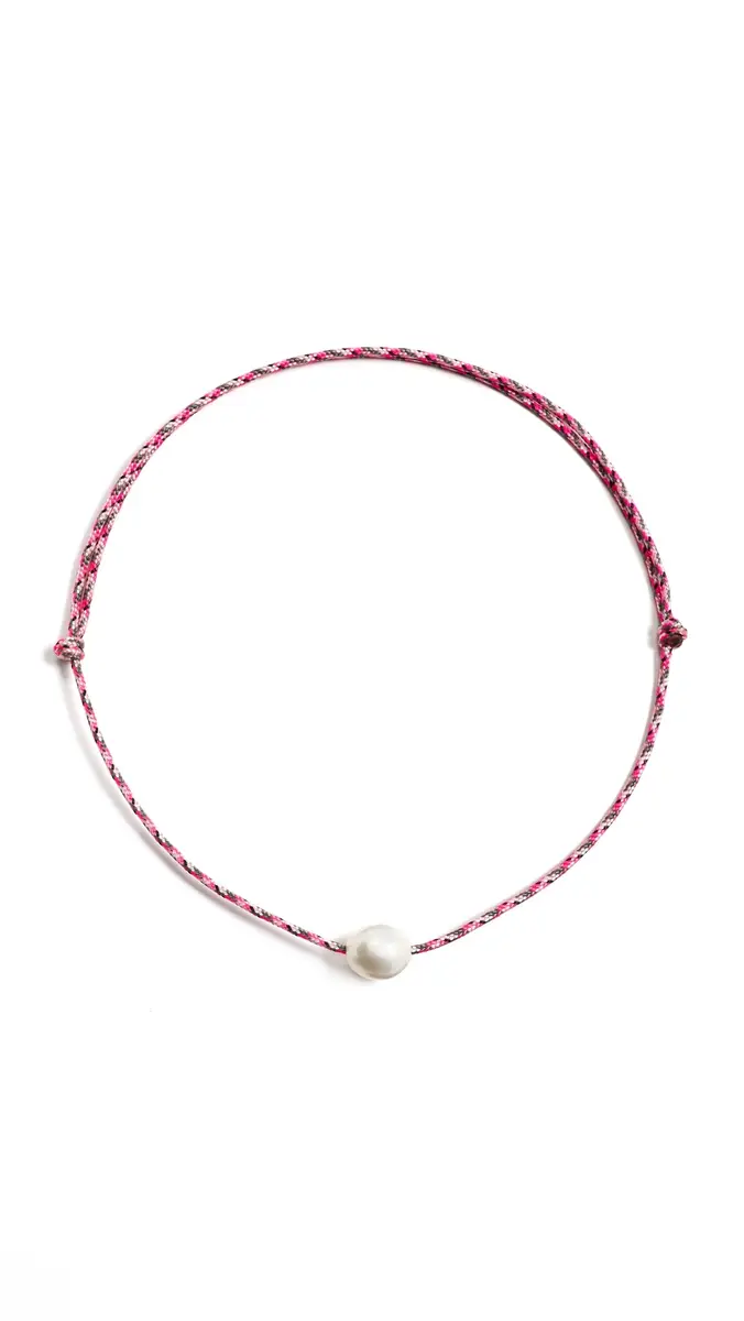Zoë Chicco Baroque Pearl Paracord Necklace | Thumbnail 6 Zoë Chicco Baroque Pearl Paracord Necklace | Thumbnail 6