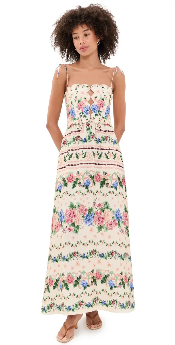 Agua Bendita Julia Ivy Maxi Dress ulticolor | Image 1 Agua Bendita Julia Ivy Maxi Dress ulticolor | Image 1