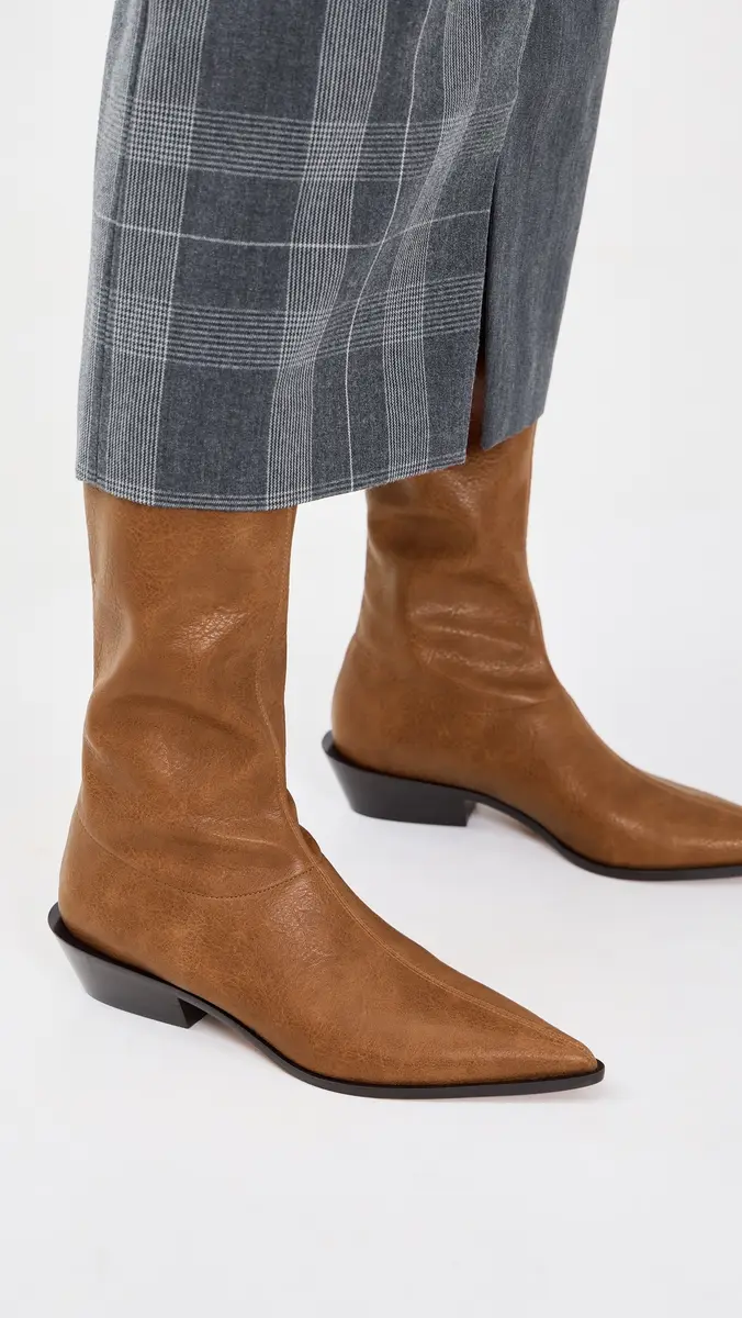 Tibi Bronson Faux Leather Boots | Thumbnail 3 Tibi Bronson Faux Leather Boots | Thumbnail 3