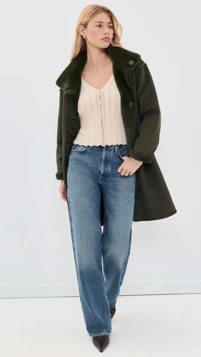 Velvet Faux Suede Yves Coat | Thumbnail 6 Velvet Faux Suede Yves Coat | Thumbnail 6