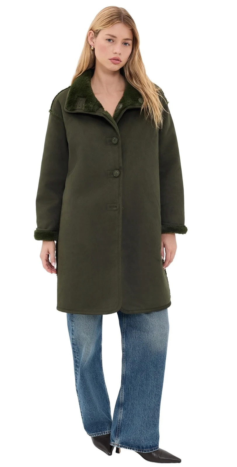 Faux Suede Yves Coat Faux Suede Yves Coat