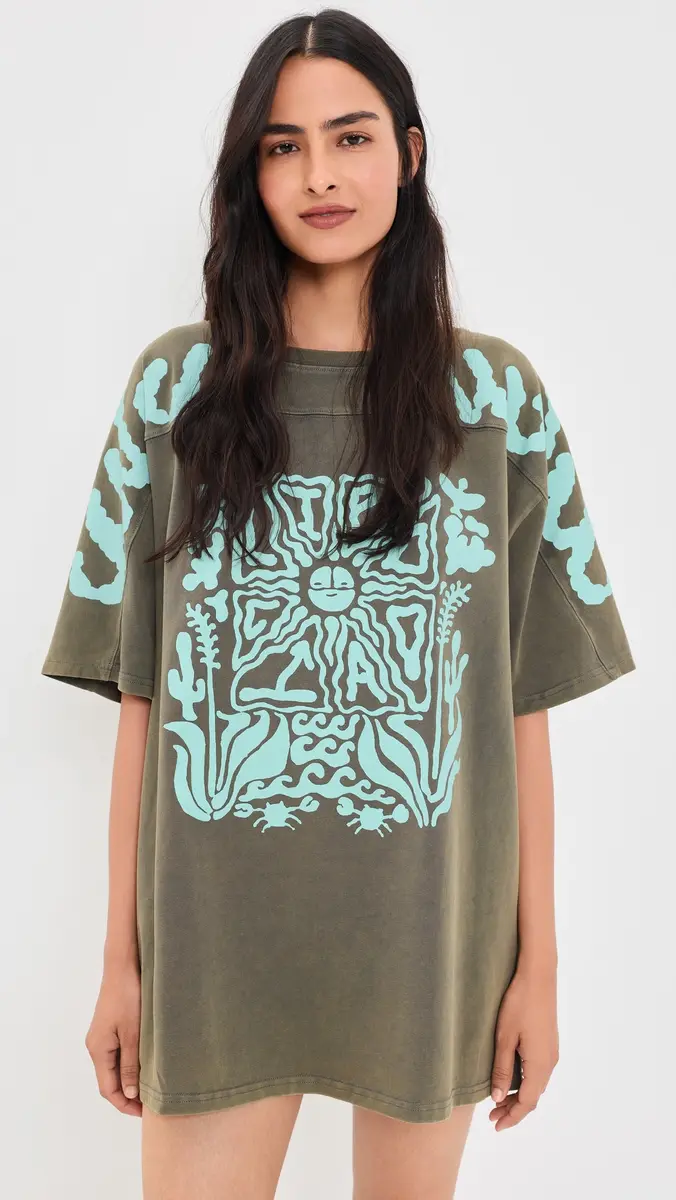 Ciao Ciao Vacation Coral Reef Tee Dress | Thumbnail 2