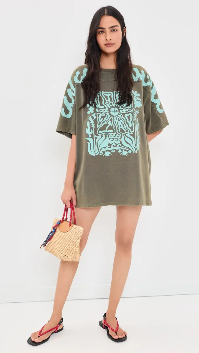 Ciao Ciao Vacation Coral Reef Tee Dress | Thumbnail 5