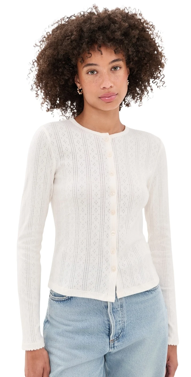 DAZE Stargazer Pointelle Cardigan
