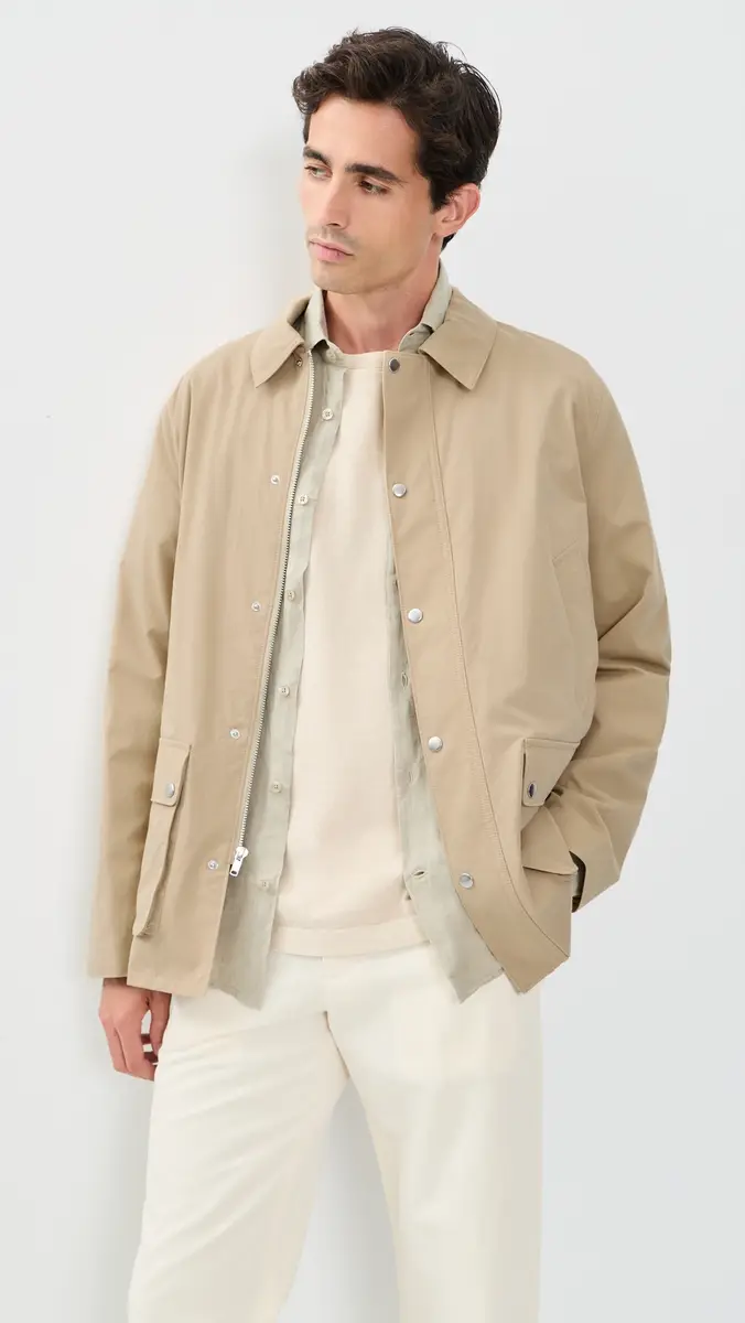 Vince Lightweight Barn Jacket | Thumbnail 2 Vince Lightweight Barn Jacket | Thumbnail 2