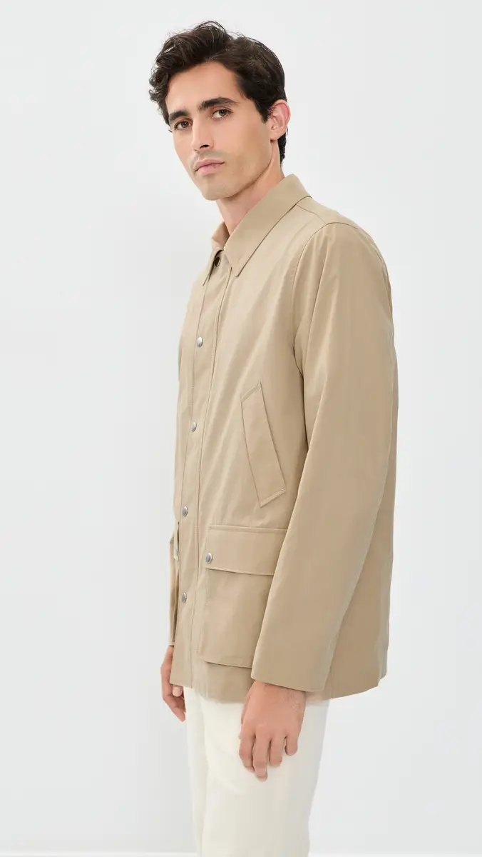 Vince Lightweight Barn Jacket | Thumbnail 4 Vince Lightweight Barn Jacket | Thumbnail 4