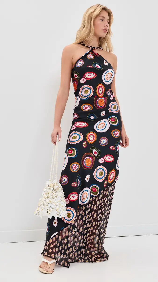 Staud Charli Silk Dress | Thumbnail 5 Staud Charli Silk Dress | Thumbnail 5