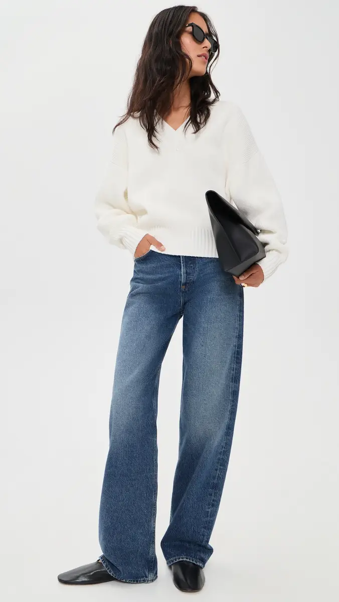 Pistola Nika Heavyweight V Neck Sweater | Thumbnail 6 Pistola Nika Heavyweight V Neck Sweater | Thumbnail 6