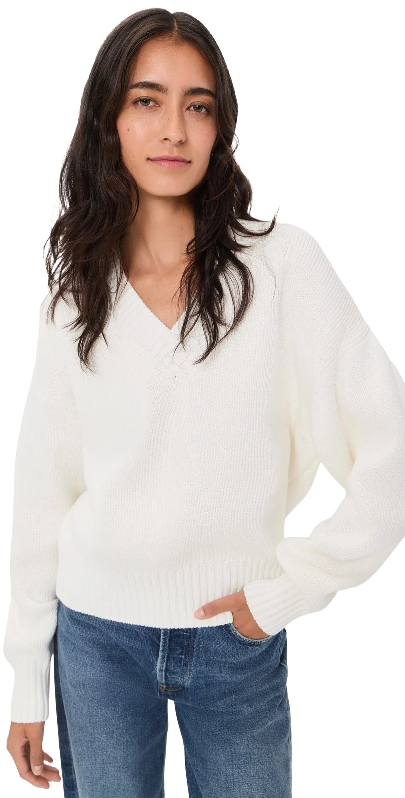 Pistola Nika Heavyweight V Neck Sweater
