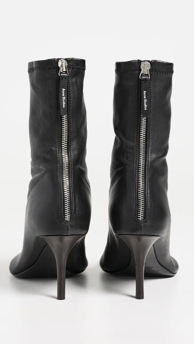 Acne Studios Stretch Leather Ankle Boots | Thumbnail 4