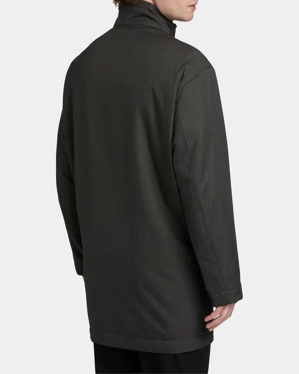 Emporio Armani Men's Lightweight Down Car Coat | Thumbnail 3 Emporio Armani Men's Lightweight Down Car Coat | Thumbnail 3