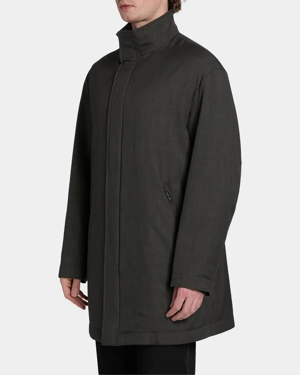 Emporio Armani Men's Lightweight Down Car Coat | Thumbnail 7 Emporio Armani Men's Lightweight Down Car Coat | Thumbnail 7
