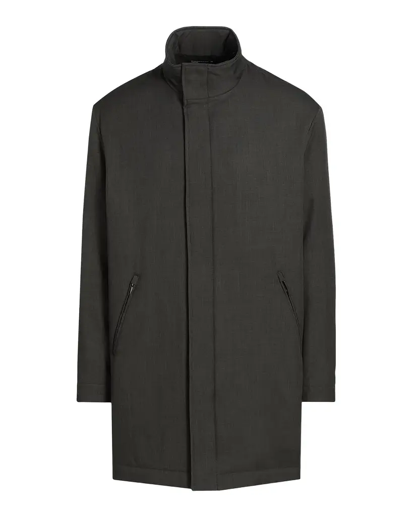 Emporio Armani Men's Lightweight Down Car Coat | Image 1 Emporio Armani Men's Lightweight Down Car Coat | Image 1
