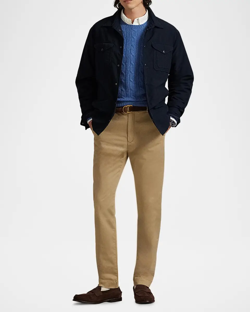 Polo Ralph Lauren Men's Slim-Fit New England Sateen Chino Pants | Thumbnail 2 Polo Ralph Lauren Men's Slim-Fit New England Sateen Chino Pants | Thumbnail 2