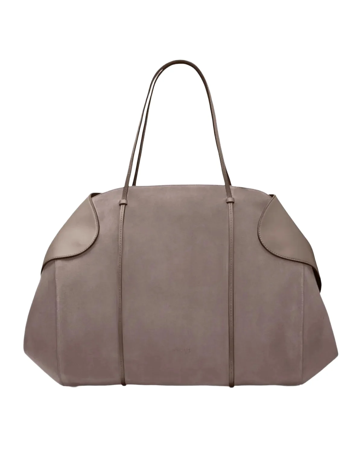 Berenices Suede & Leather Tote Bag Berenices Suede & Leather Tote Bag