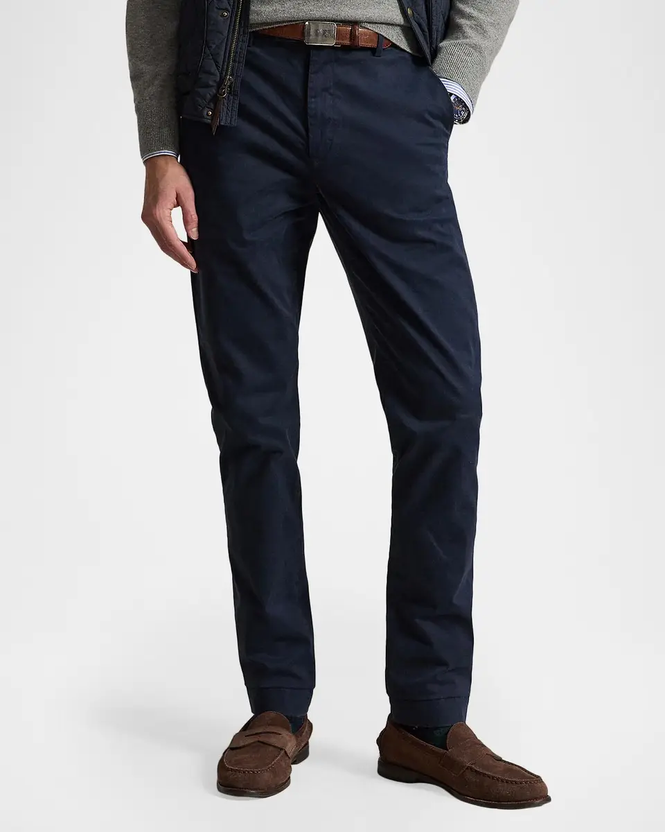 Polo Ralph Lauren Men's Slim-Fit New England Sateen Chino Pants | Thumbnail 4 Polo Ralph Lauren Men's Slim-Fit New England Sateen Chino Pants | Thumbnail 4