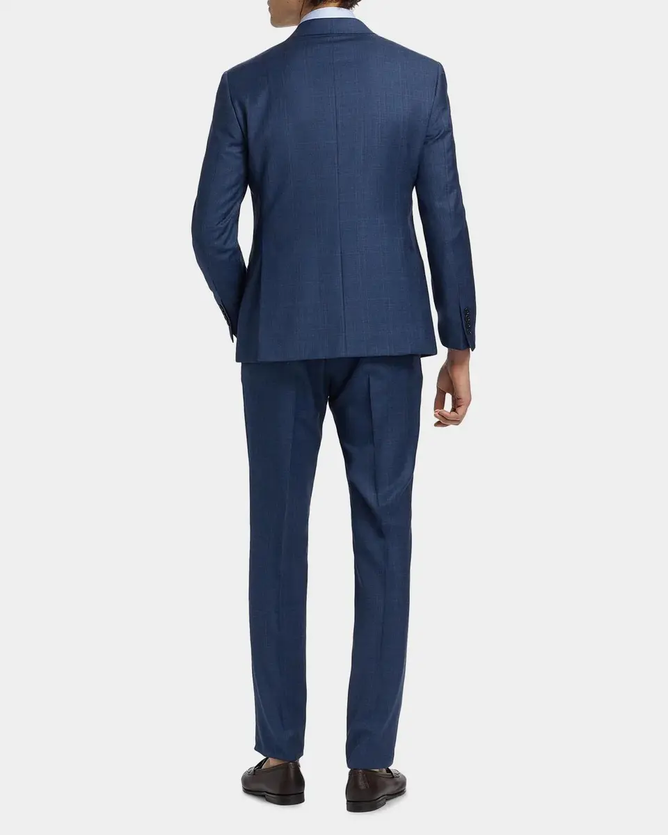 Emporio Armani Men's Micro-Plaid Wool-Blend Suit | Thumbnail 3
