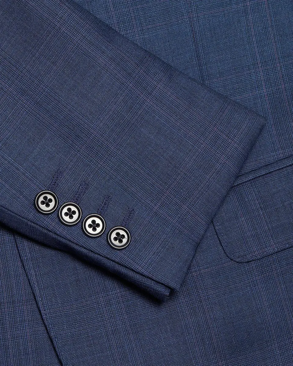Emporio Armani Men's Micro-Plaid Wool-Blend Suit | Thumbnail 6