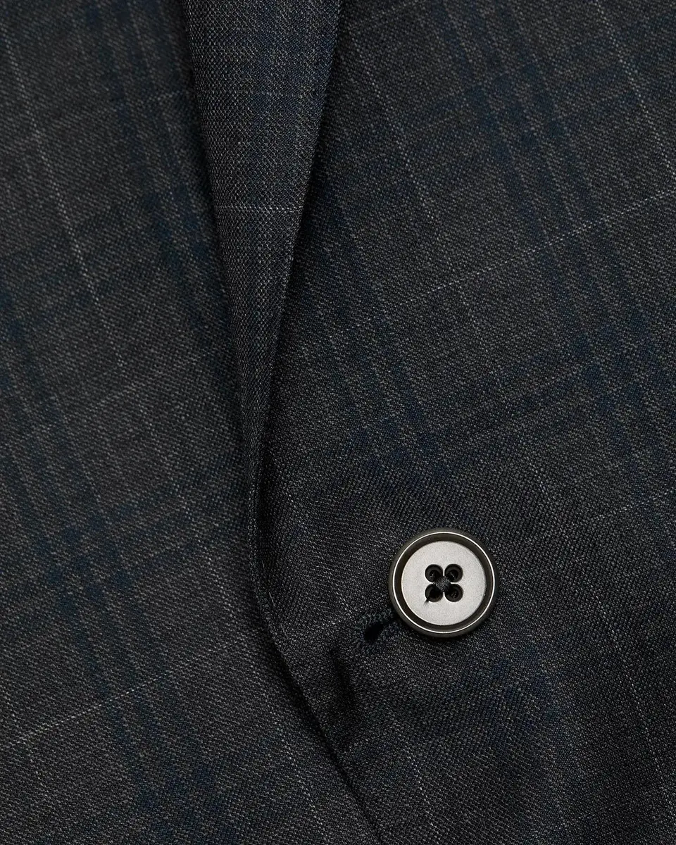 Emporio Armani Men's Wool Super 130s Plaid G Line Suit | Thumbnail 6 Emporio Armani Men's Wool Super 130s Plaid G Line Suit | Thumbnail 6