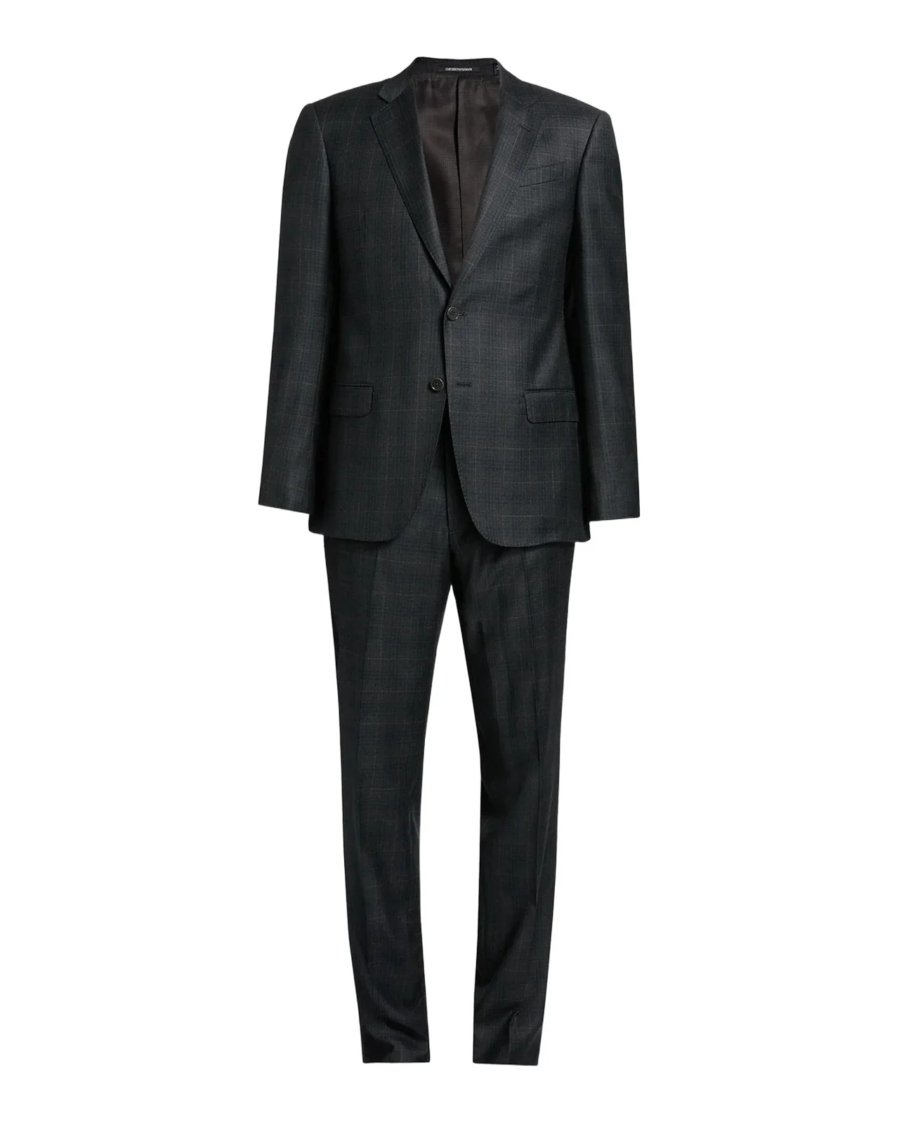 Emporio Armani Men's Wool Super 130s Plaid G Line Suit
