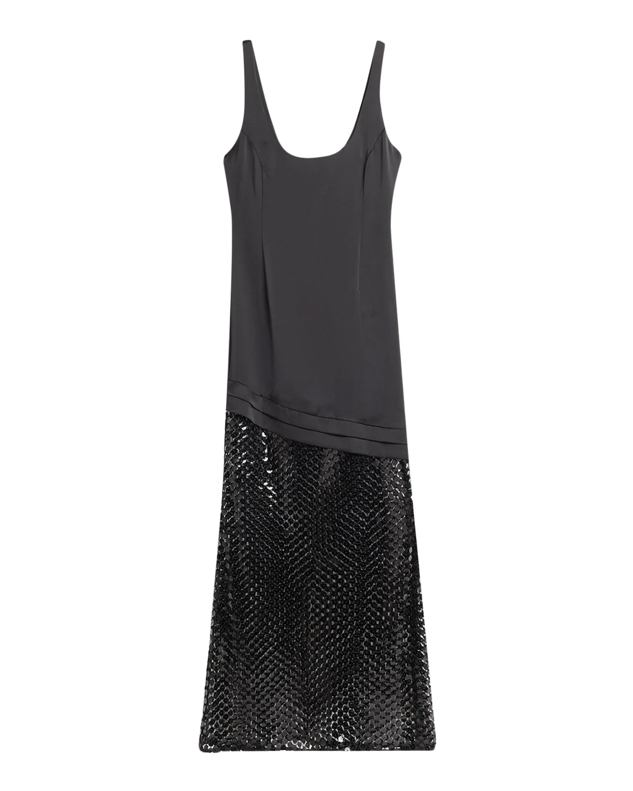 Blossom Sleeveless Sequin Net Gown Blossom Sleeveless Sequin Net Gown
