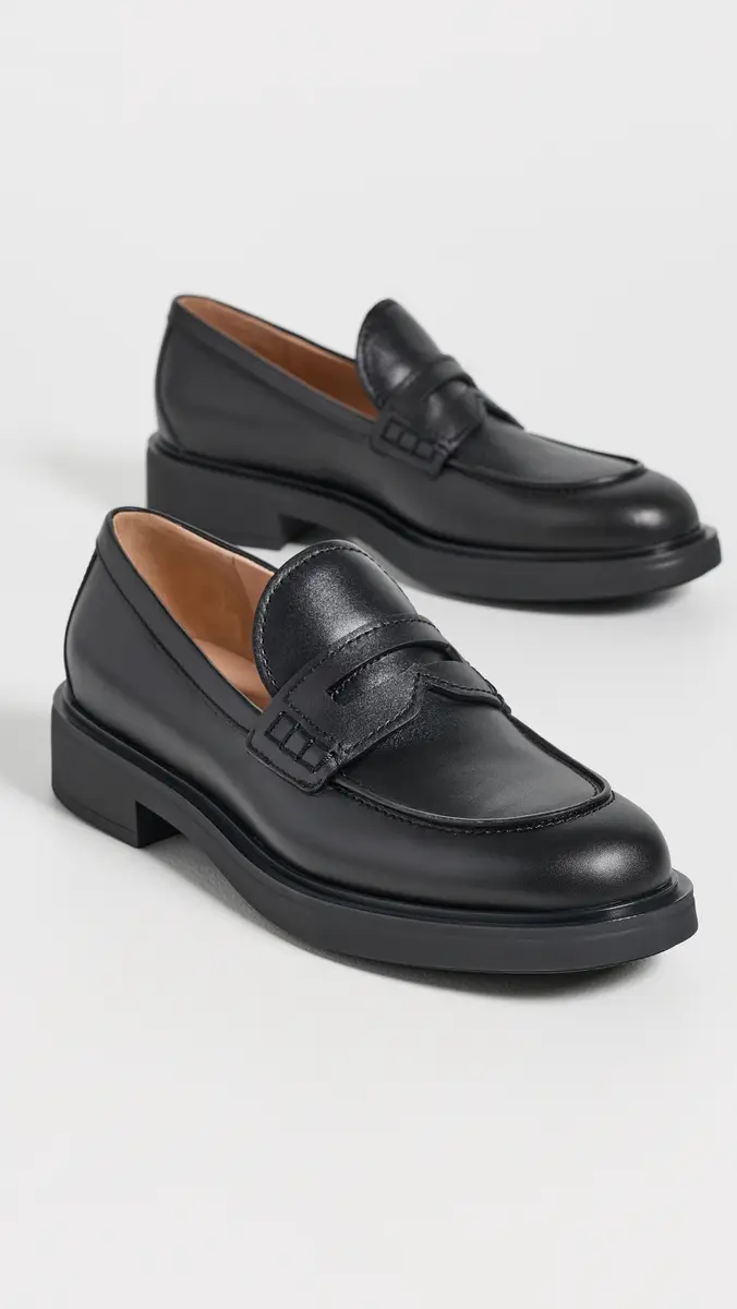 Gianvito Rossi Leather Loafers | Thumbnail 5 Gianvito Rossi Leather Loafers | Thumbnail 5