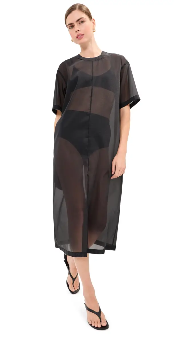 LE BOP Organza Midi Dress
