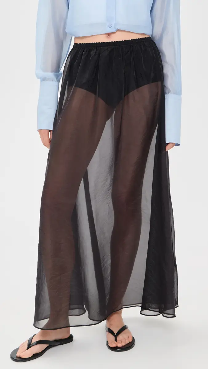 VRG GRL Solara Sheer Midi Skirt | Thumbnail 3 VRG GRL Solara Sheer Midi Skirt | Thumbnail 3