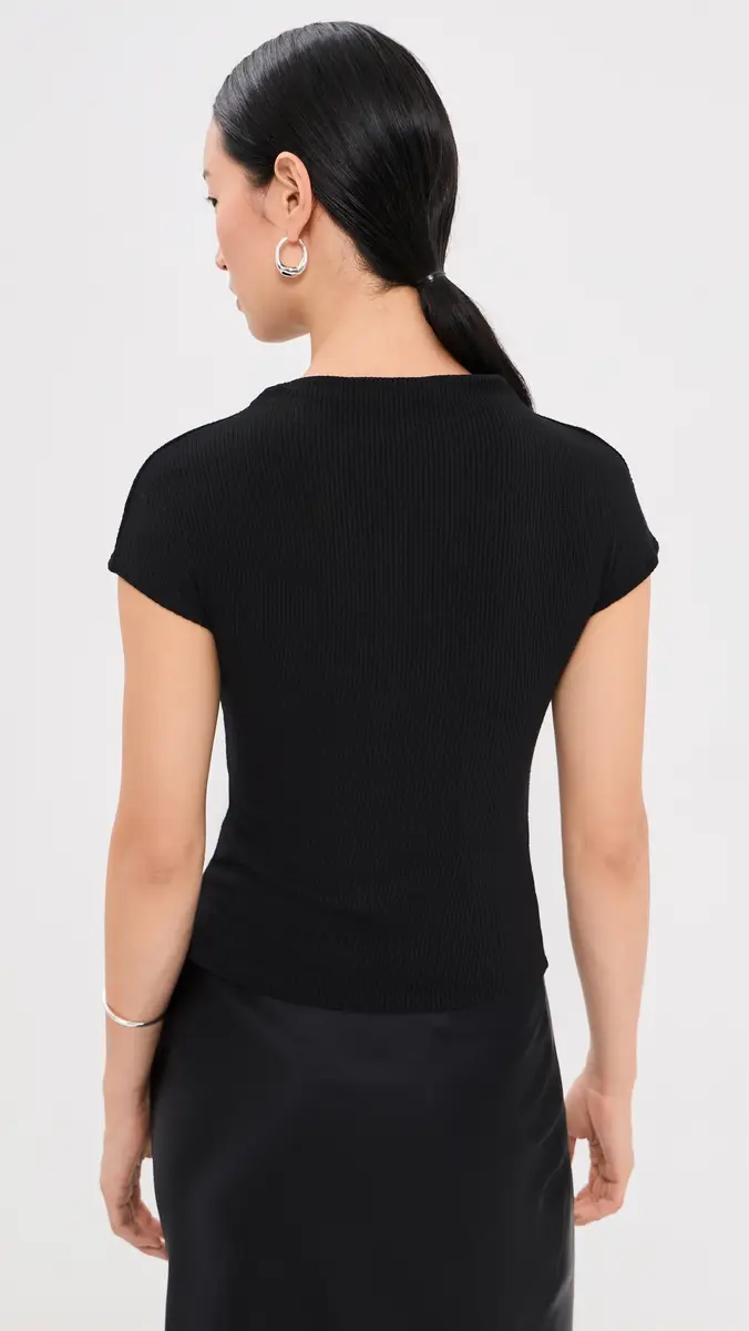 Sablyn Karlie Slit Neck Tee | Thumbnail 3