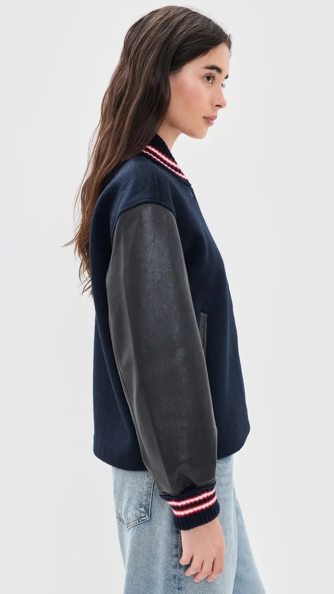 rag & bone Scarlet Varsity Jacket | Thumbnail 4 rag & bone Scarlet Varsity Jacket | Thumbnail 4