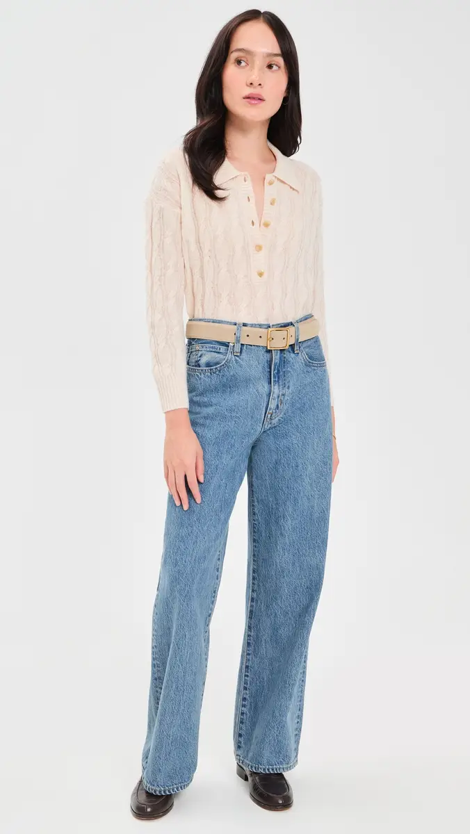 L'Agence Airy Cabled Knit Sweater | Thumbnail 5 L'Agence Airy Cabled Knit Sweater | Thumbnail 5