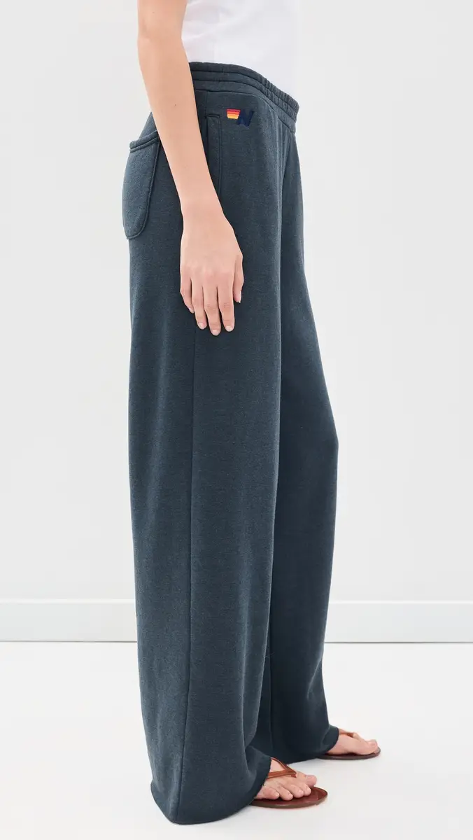 Aviator Nation 5 Stripe Wide Leg Sweatpants | Thumbnail 4 Aviator Nation 5 Stripe Wide Leg Sweatpants | Thumbnail 4