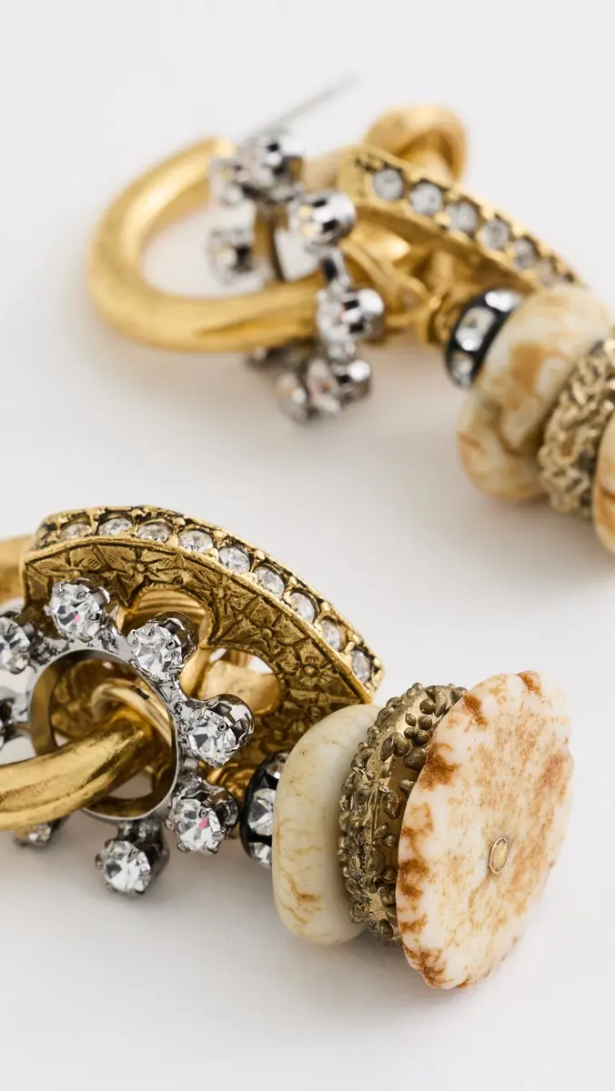 Elizabeth Cole Aurmia Stone Earrings | Thumbnail 4