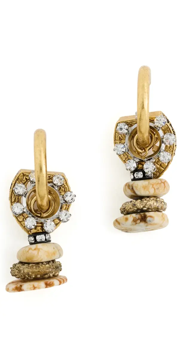 Elizabeth Cole Aurmia Stone Earrings | Image 1 Elizabeth Cole Aurmia Stone Earrings | Image 1