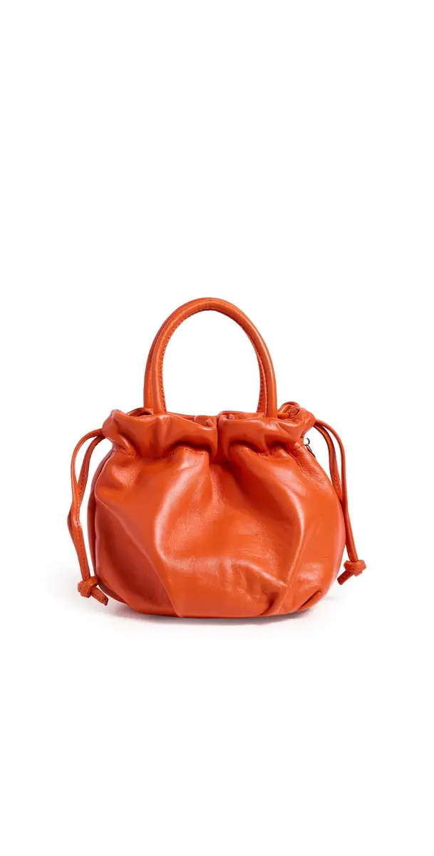 Clare V. Emma Nappa Leather Mini Bag L'Orange One Size | Image 1 Clare V. Emma Nappa Leather Mini Bag L'Orange One Size | Image 1