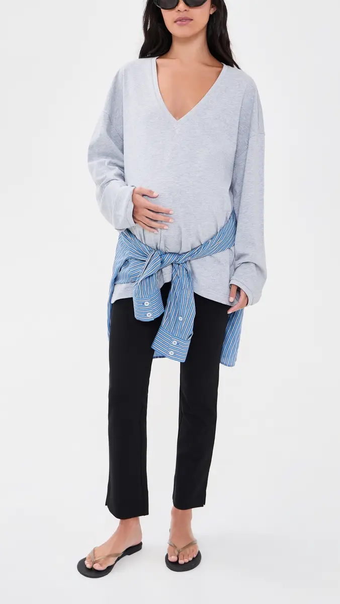 Favorite Daughter The Maternity Favorite Cigarette Pants | Thumbnail 5