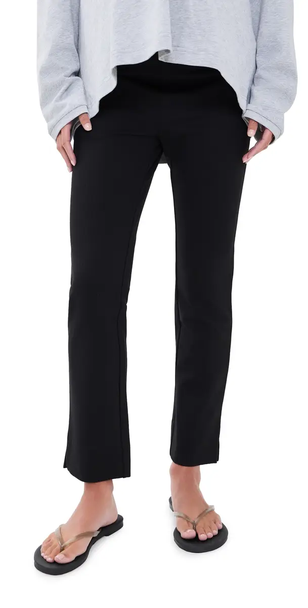 Favorite Daughter The Maternity Favorite Cigarette Pants Black | Image 1 Favorite Daughter The Maternity Favorite Cigarette Pants Black | Image 1