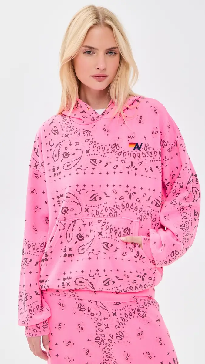 Aviator Nation Relaxed Bandana Pullover Hoodie | Thumbnail 2 Aviator Nation Relaxed Bandana Pullover Hoodie | Thumbnail 2