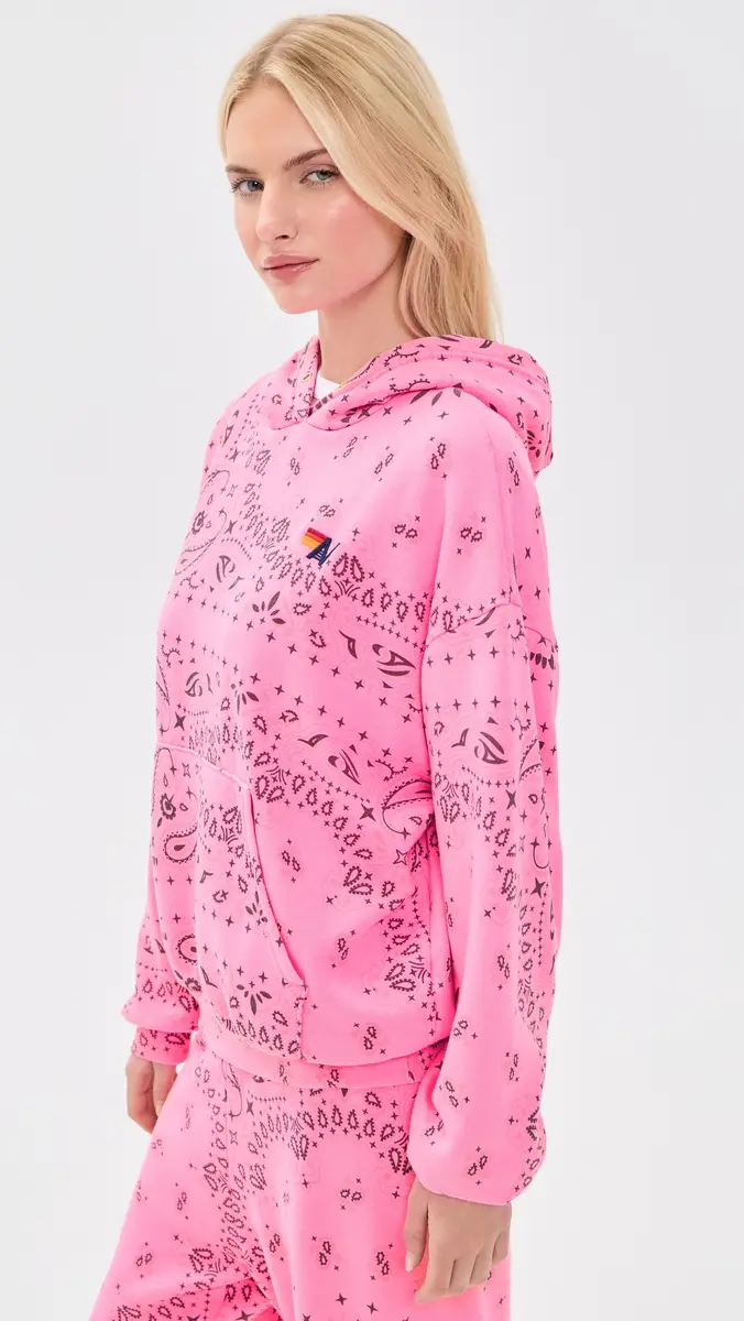 Aviator Nation Relaxed Bandana Pullover Hoodie | Thumbnail 4 Aviator Nation Relaxed Bandana Pullover Hoodie | Thumbnail 4