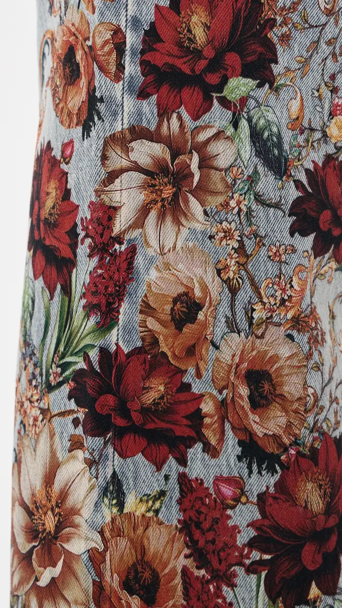 Alice + Olivia Chic Floral Jeans | Thumbnail 6 Alice + Olivia Chic Floral Jeans | Thumbnail 6