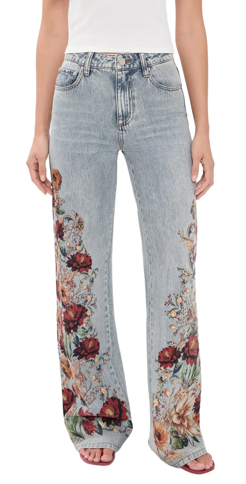 Chic Floral Jeans Chic Floral Jeans