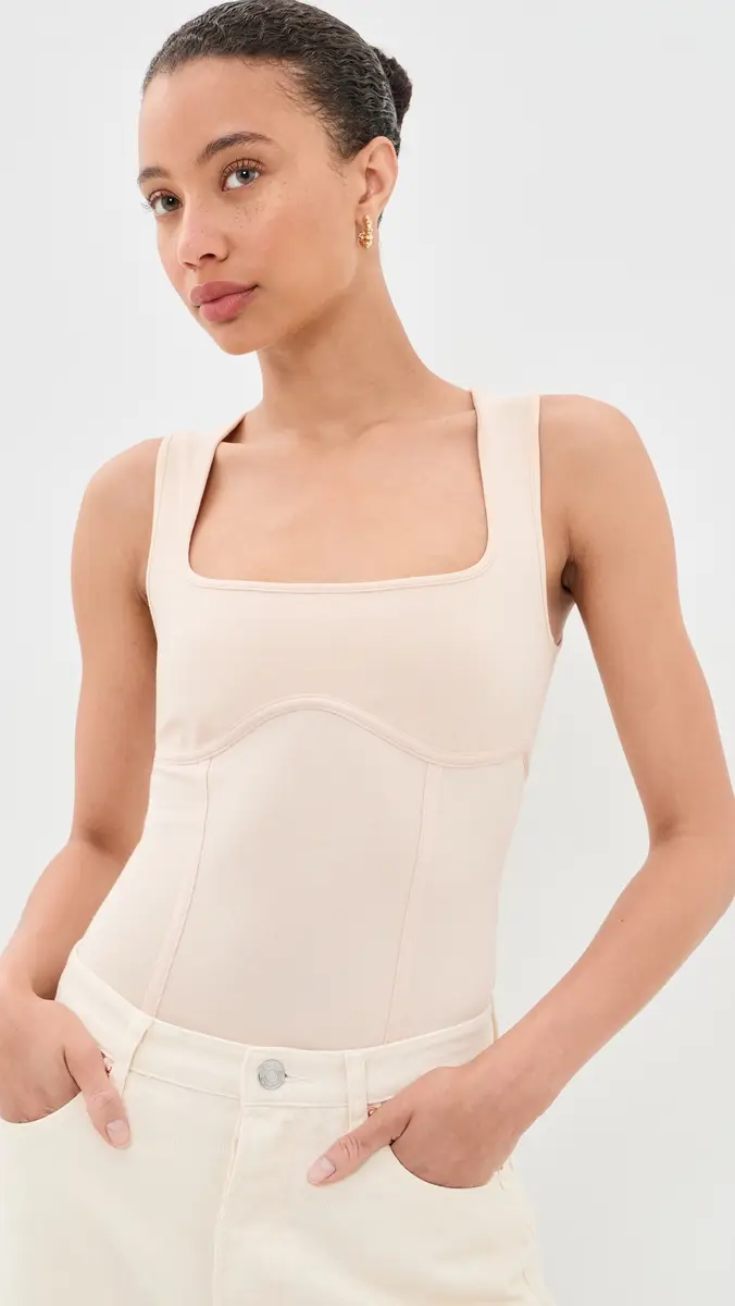 Fleur du Mal Scoop Bodysuit | Thumbnail 2 Fleur du Mal Scoop Bodysuit | Thumbnail 2