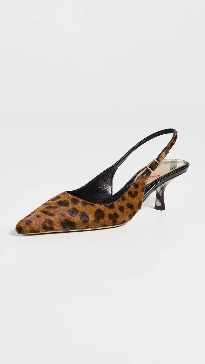 Burberry Fur Dame Slingback Kitten Heels 55 | Thumbnail 2 Burberry Fur Dame Slingback Kitten Heels 55 | Thumbnail 2