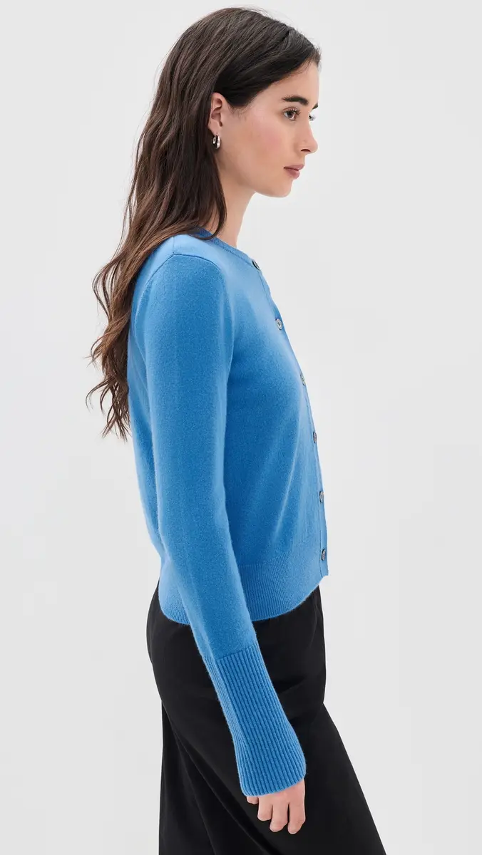 La Ligne Solid Lean Lines Cashmere Cardigan | Thumbnail 4 La Ligne Solid Lean Lines Cashmere Cardigan | Thumbnail 4