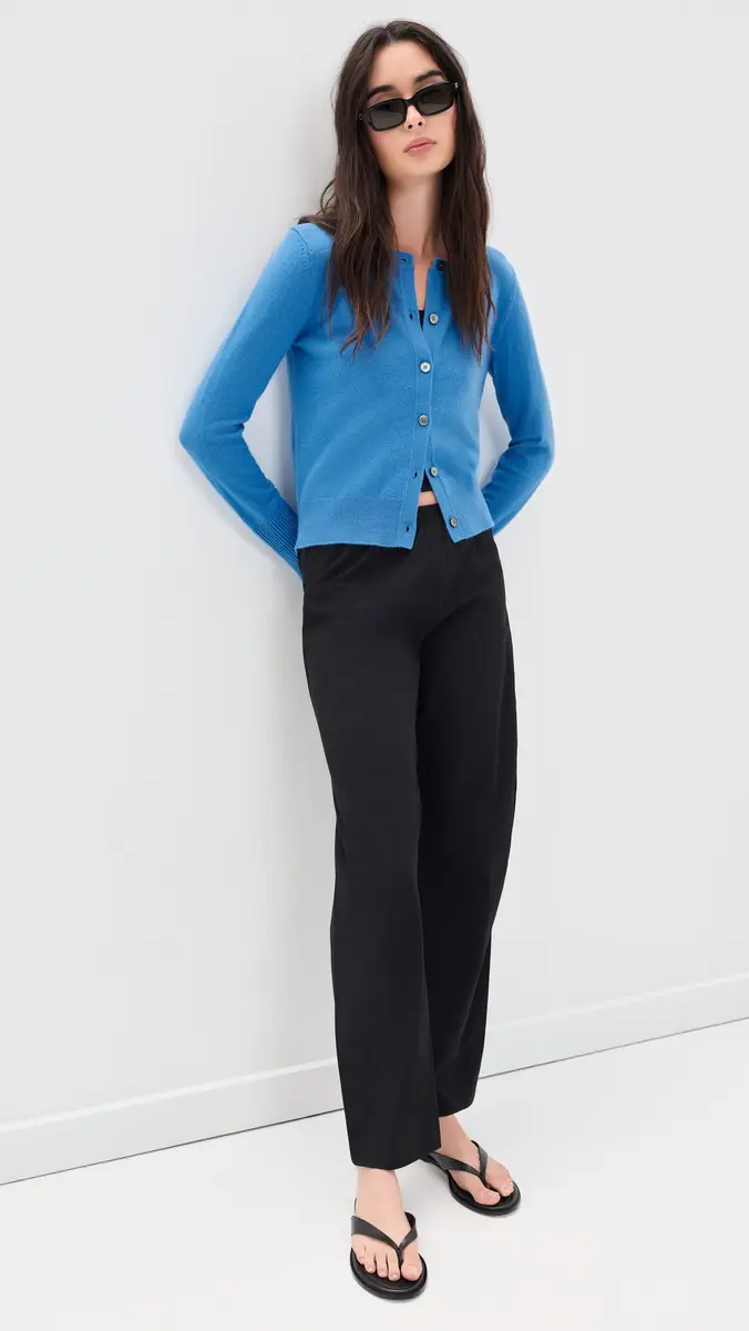 La Ligne Solid Lean Lines Cashmere Cardigan | Thumbnail 5 La Ligne Solid Lean Lines Cashmere Cardigan | Thumbnail 5