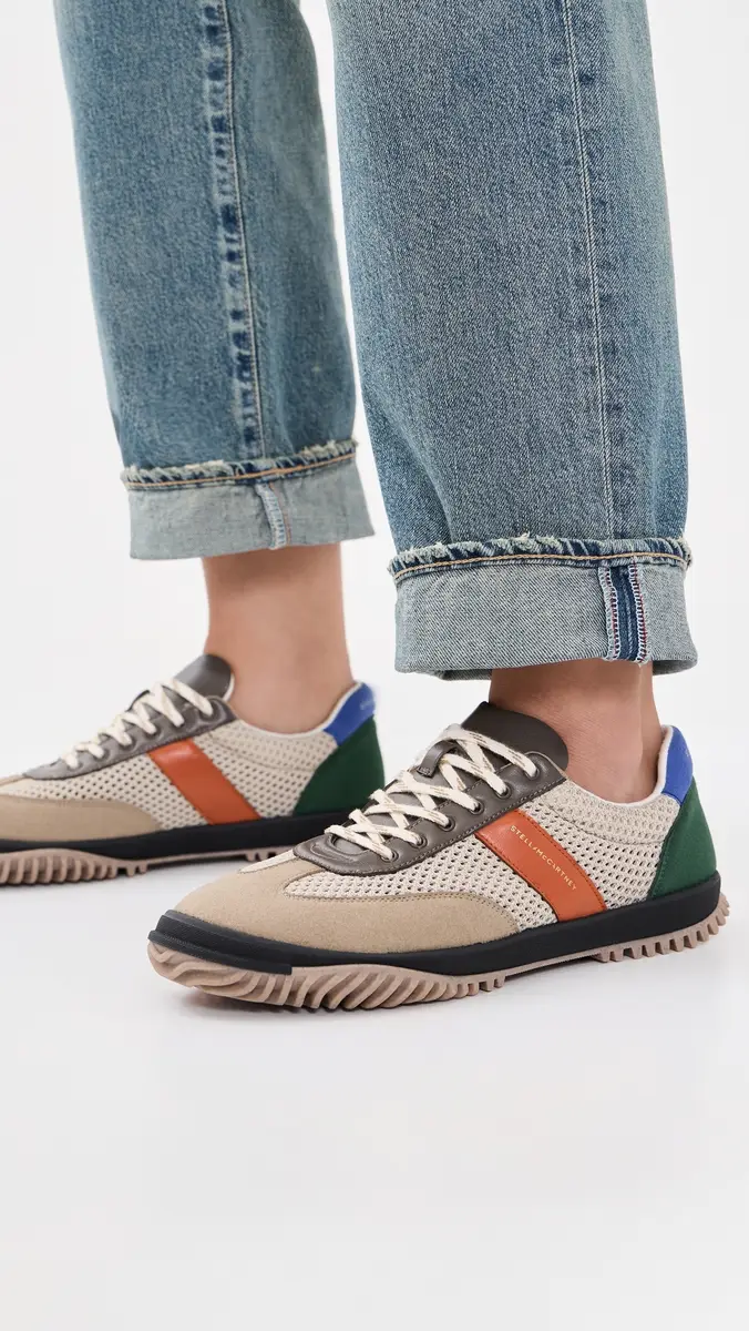 Stella McCartney Suede and Mesh Sneakers | Thumbnail 3 Stella McCartney Suede and Mesh Sneakers | Thumbnail 3